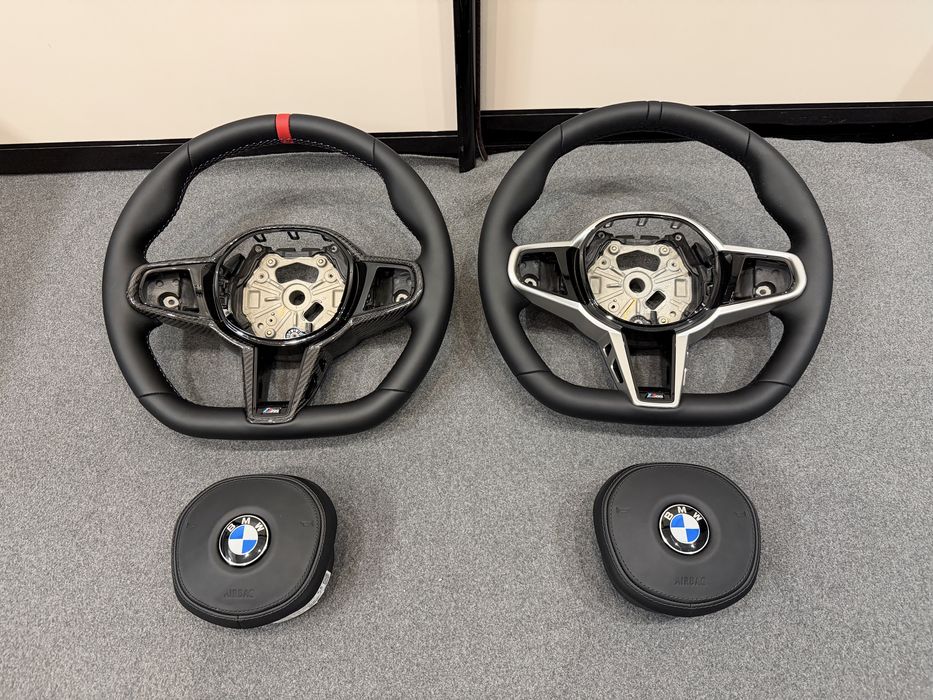 BMW M-пакет кермо LCI G Series, руль з подушкою airbag, карбон і сірий