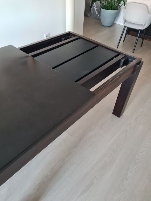 Mesa extensiva madeira maciça