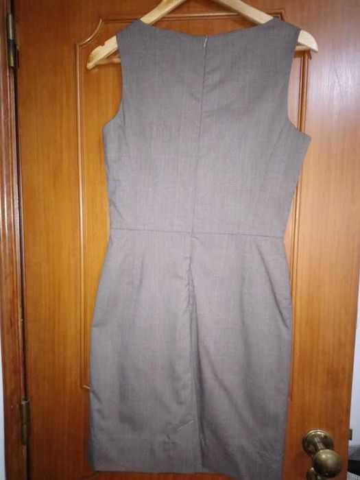 Vestido meia estação xadrez