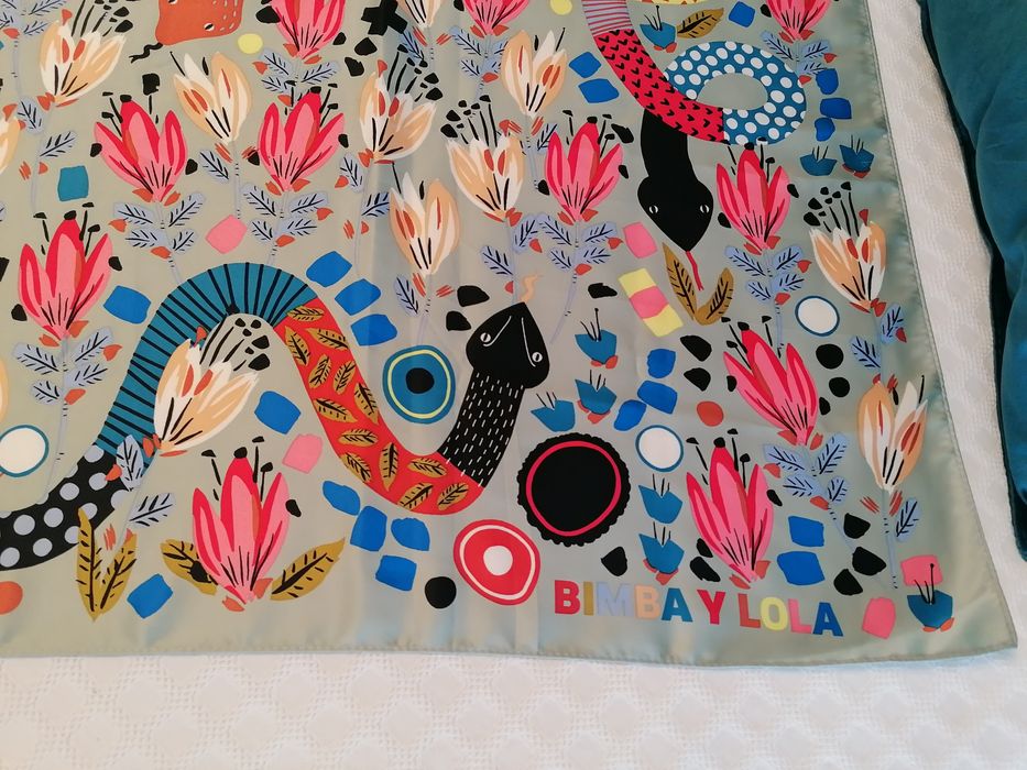 Lenço Bimba & Lola, 1x1 metros, várias cores