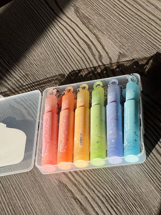 Акварельні маркери 6 кольорів NO983-1 для творчості та хобі