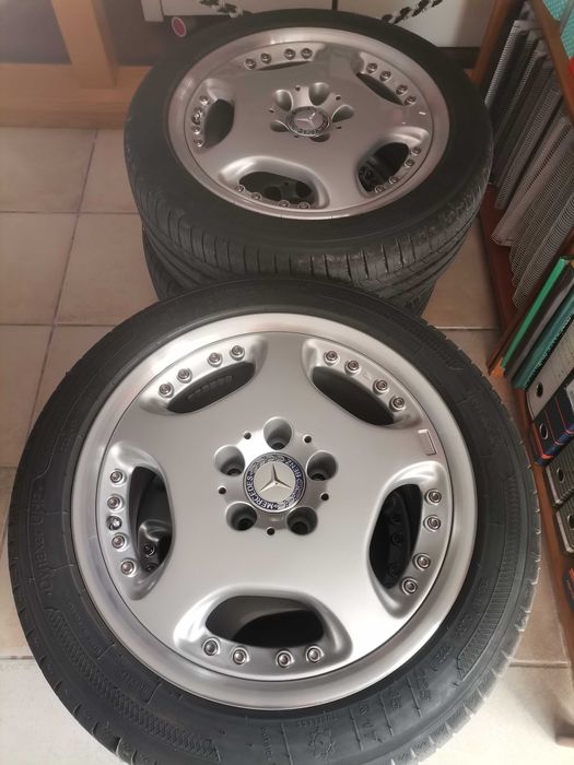 Vendo 4 jantes 17 5x112 + pneus tudo novo