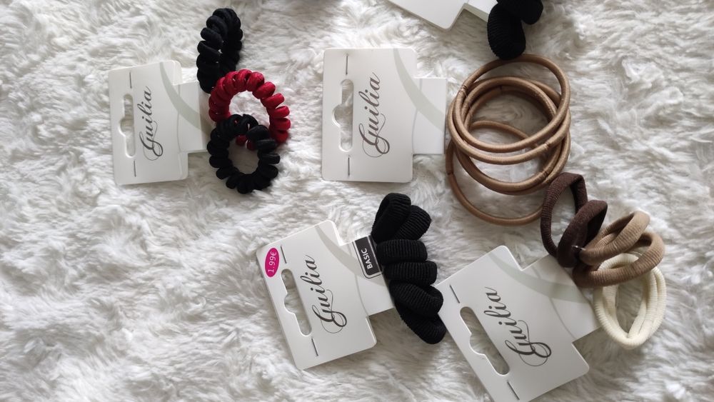 Gumki do włosów zestaw komplet