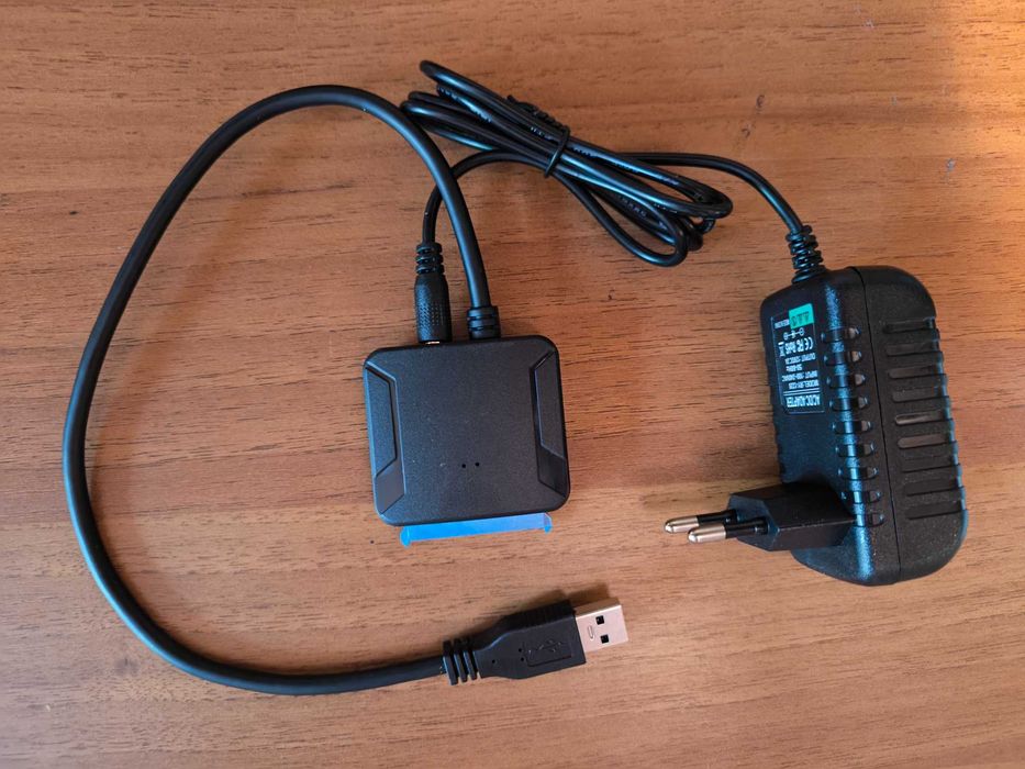 Адаптер USB 3.0 SATA с блоком питания и без блока для дисков 2.5" 3.5"