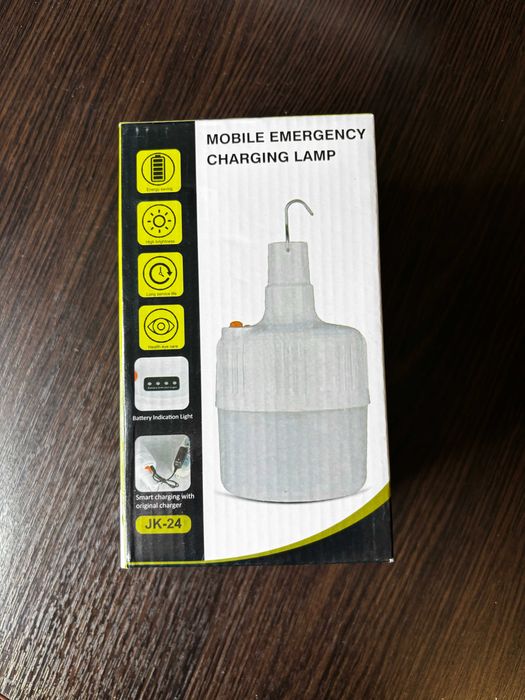 Акумуляторна світлодіодна лампа Solar Emergency Charging Lamp JK-24