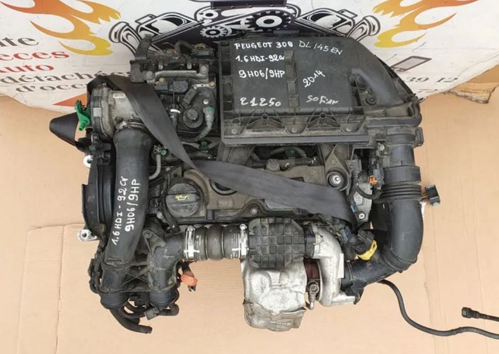 Motor 9hp Peugeot Partner / Citroën Berlingo 1.6 HDi 9H06 usado 9hp 9hm