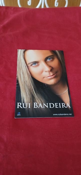 Postal Rui Bandeira, autografado
