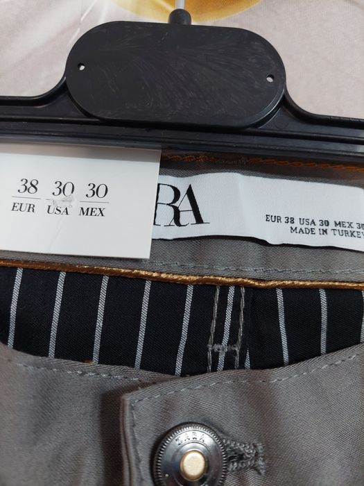Nowe materiałowe spodnie damskie Zara rozm M