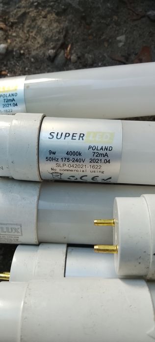 Świetlówki LED 9W  60cm.