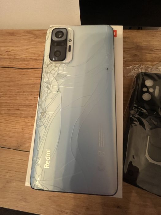Xiaomi Redmi Note 10 Pro – sprawny, uszkodzony tył