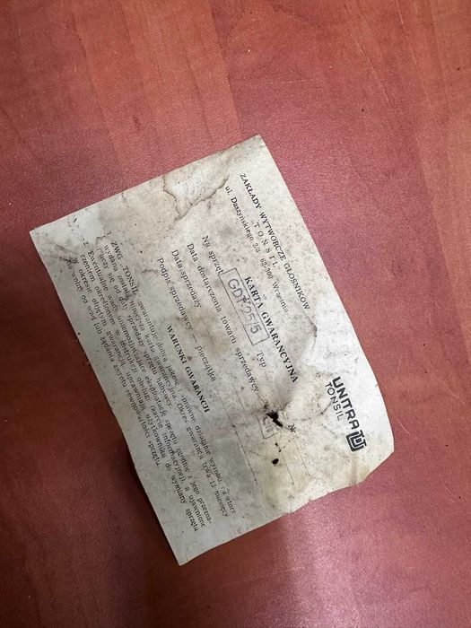 Głośnik zewnętrzny Unitra GDN 25/5