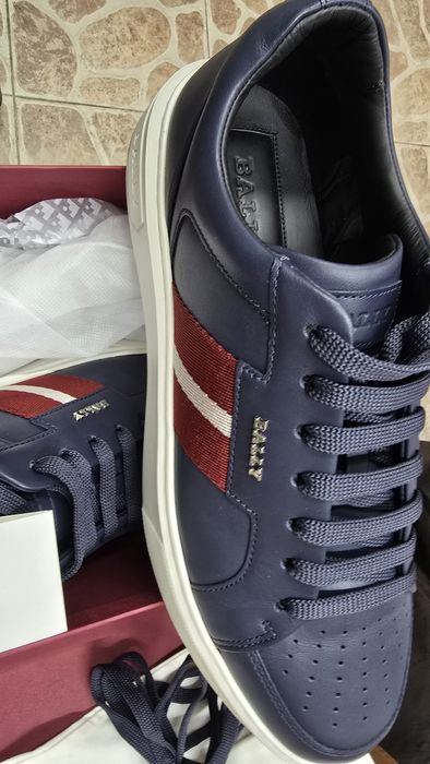 Snekersy Bally moony skórzane