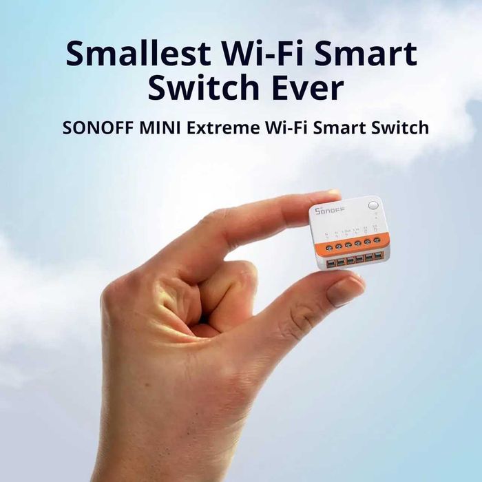 Sonoff MINI R4 Extreme бездротовий контролер Wi-Fi для 1-го або 2 пристроїв під'єднання Ewelink з таймером