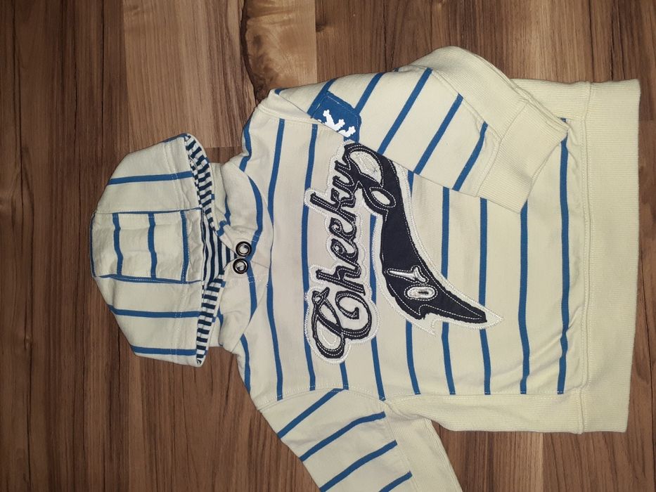 Bluza dresowa z kapturem jak nowa 74/80