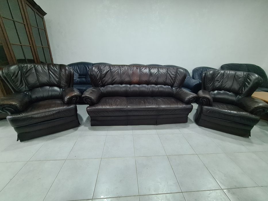 Диван шкіряний з нідерландів