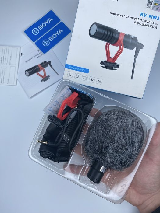 BOYA BY-MM1 накамерний мікрофон для камери / смартфона + Гарантія