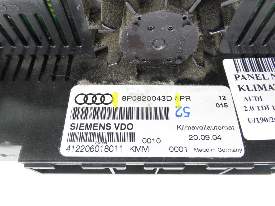 Klimatronik Audi A3 8p