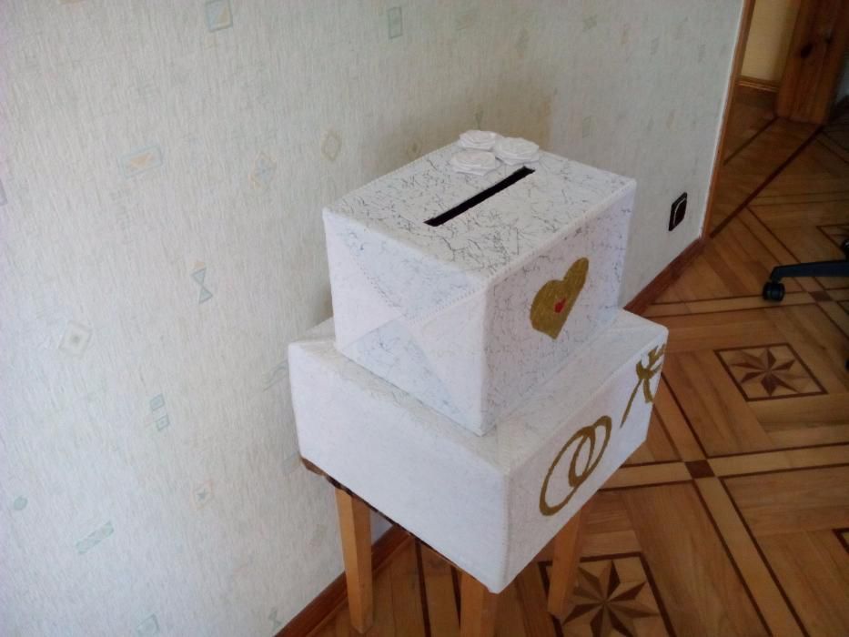 Весільна коробка  Свадебна для денег