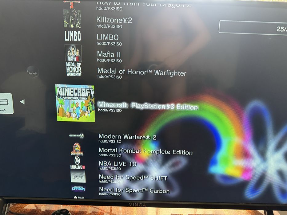 Sony playststion 3, RSX 40nm, перша ревізія 50 ігор CECHC04