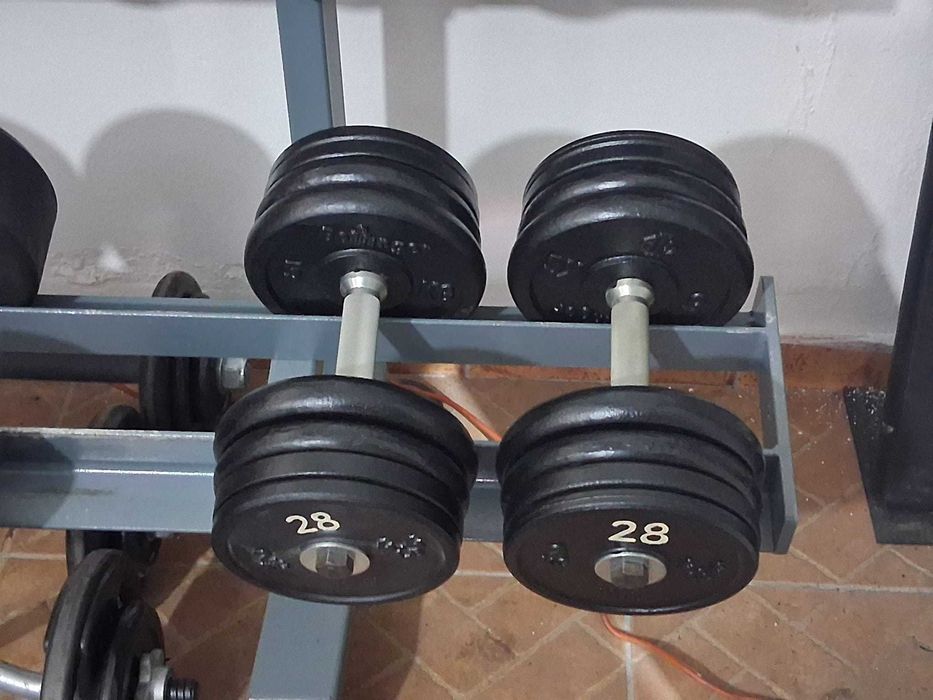 Halteres - par 28 kg em excelente estado