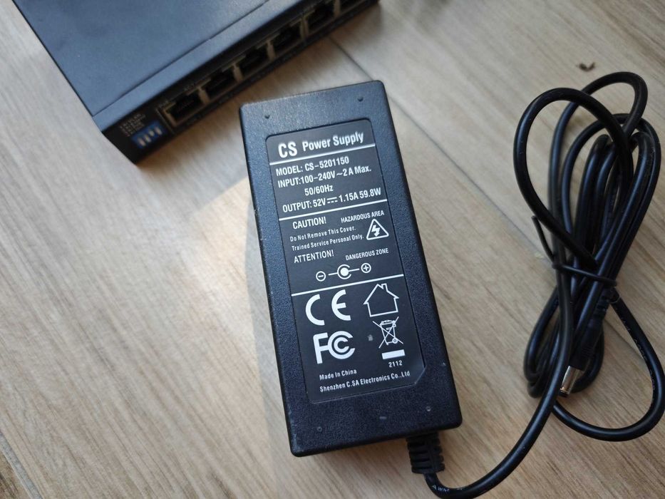 Switch PoE 6-portów Extralink EUROS V2, 4 x PoE, 2 x Uplink LAN