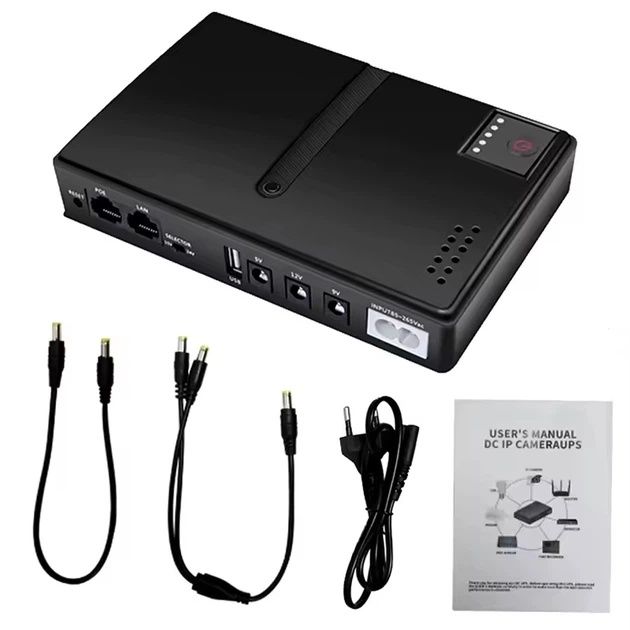 UPS DC1018L Безперебійник ДБЖ/ИБП для Роутера 12V/9V+USB 5V