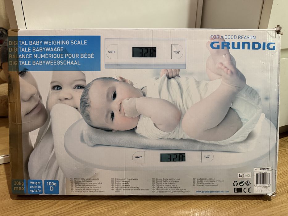Balança Digital para Bebé Grundig – Nova / na Caixa – 20 kg
