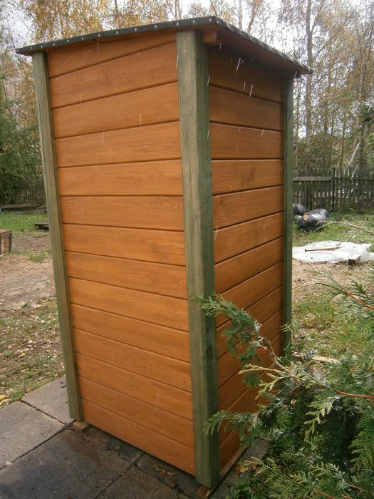 Wc drewniane / ogrodowe/ wychodek