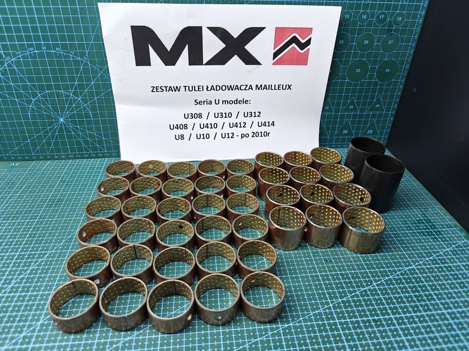 zestaw tulei ładowacza MAILLEUX MX U308-U312 U408-U414 U8-U12