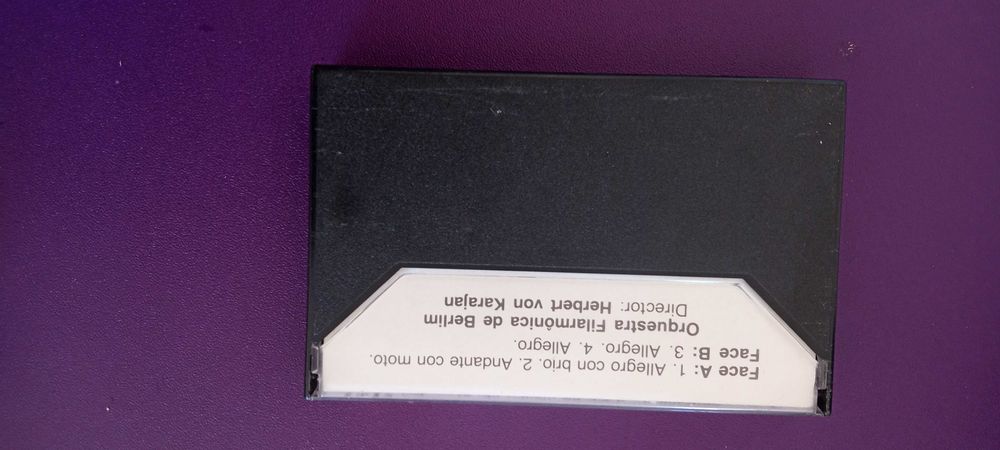Cassete áudio Philips - Ludwig Van Beethoven Sinf 5 em dó menor, Op 67