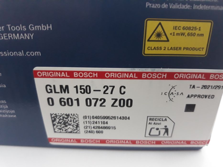 Bosch medidor de distâncias laser profissional