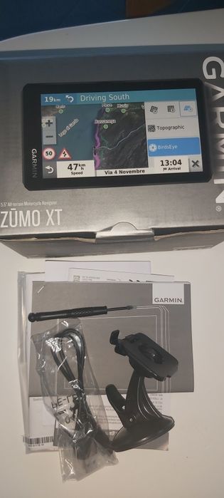 Garmin XT, novo, capa protetora e adaptador c/segurança para BMW