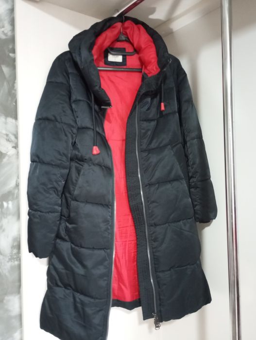 Женский пуховик длинный