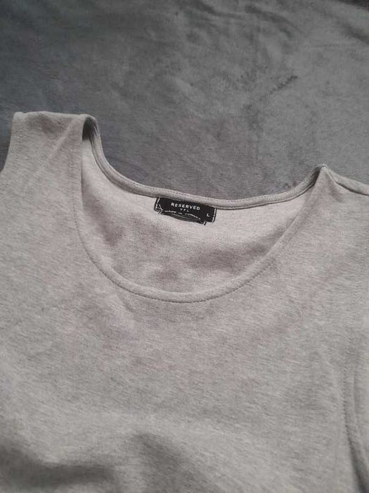 Sukienka szara basic Reserved rozm L