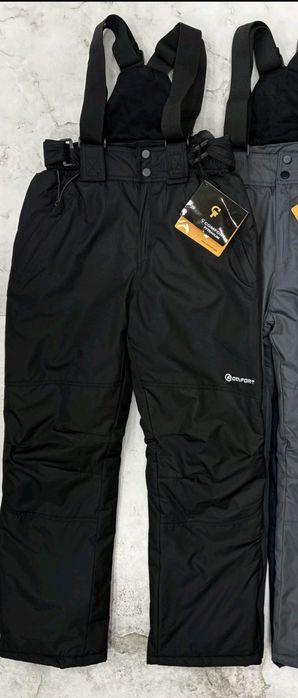 Детские термоштаны на лямках, полукомбез 104-164 см