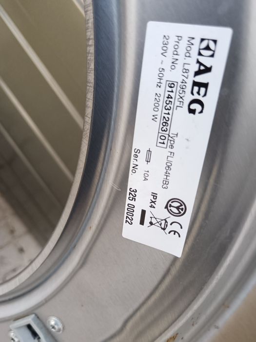 Peças máquina de lavar roupa AEG L87495XFL