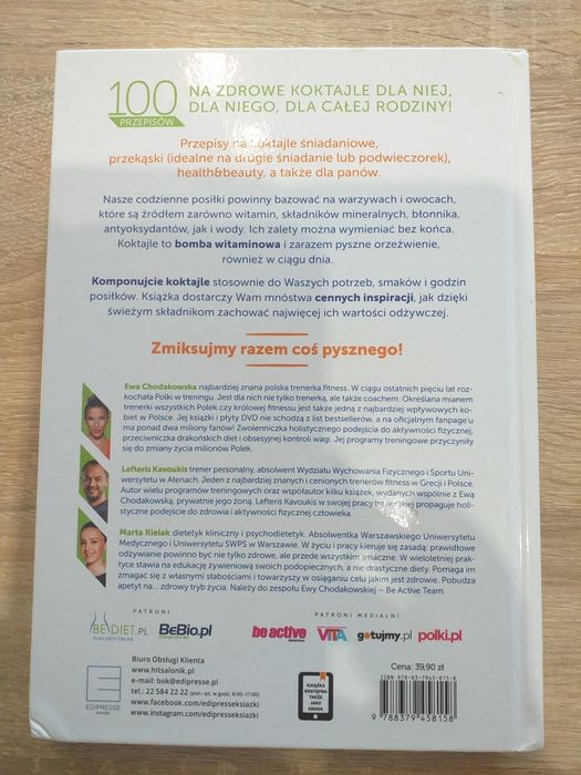 Zdrowe koktajle Ewa Chodakowska