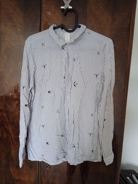 Biała koszula w paski M/38