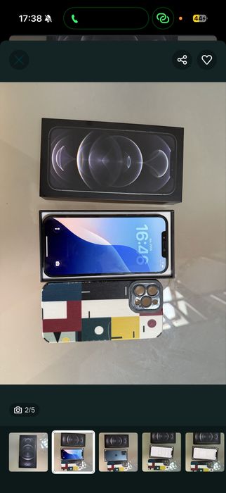 Iphone 12 pro Max com 256gb 88% bateria nunca aberto