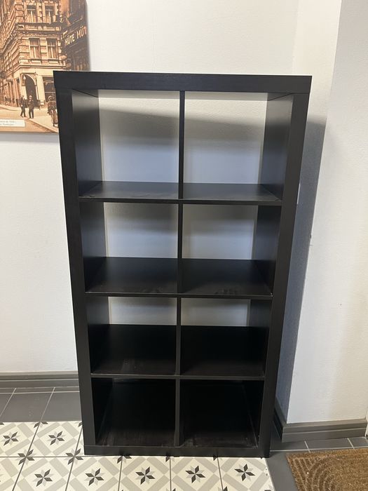 Regał czarny Ikea