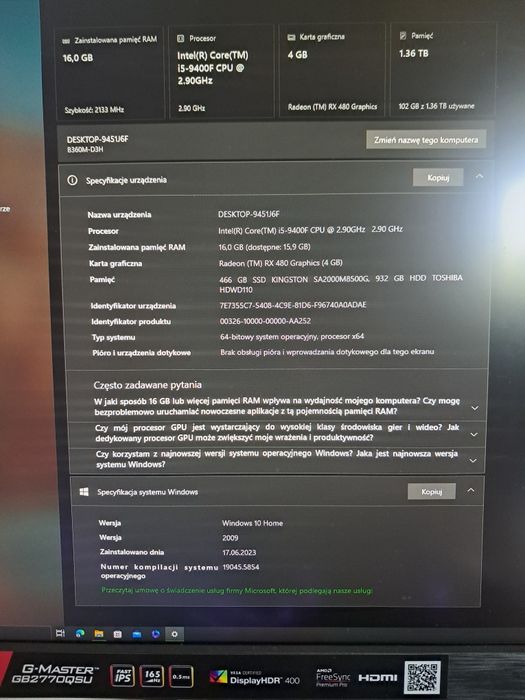 Komputer stacjonarny PC