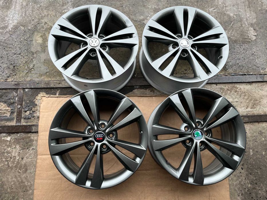 Оригінальні диски 5/112 R18 7,5J ET51 Skoda Octavia A5 VRS Audi VW