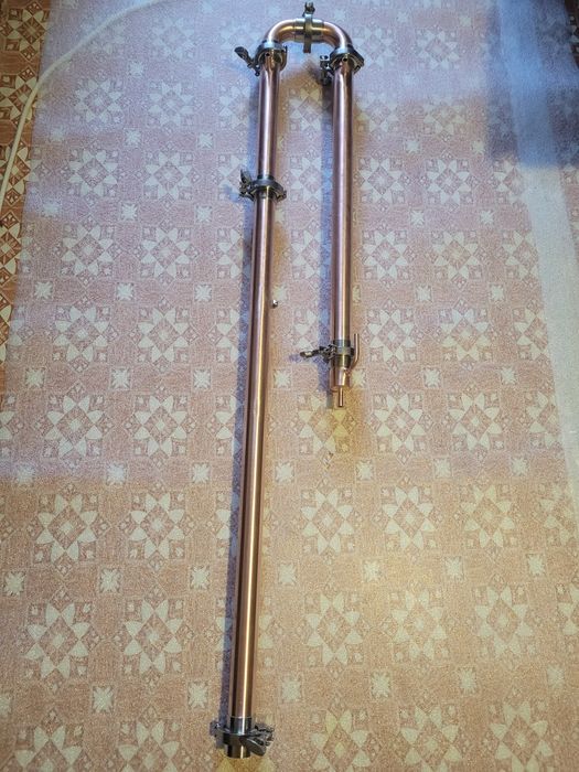 Дистиллятор мідний  колонна