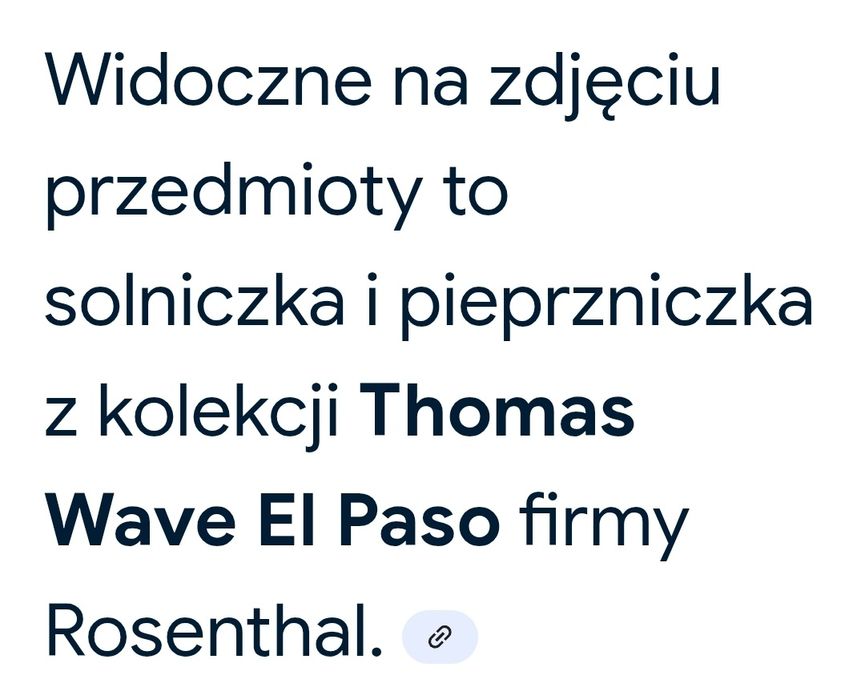 Solniczka I pieprzniczka.
