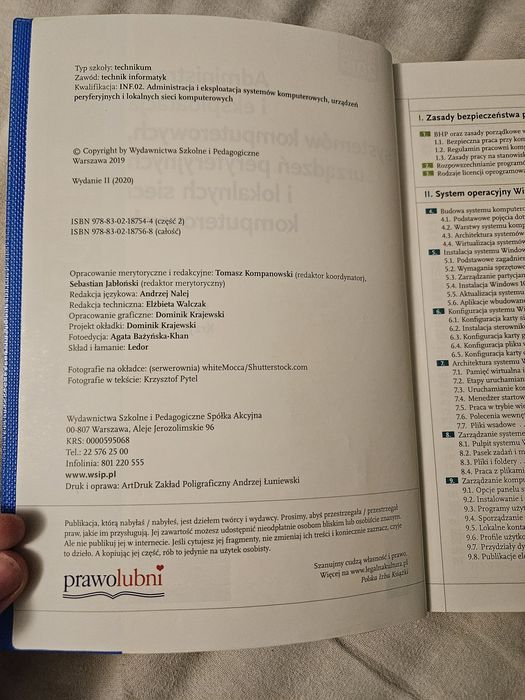 Kwalifikacja INF.02 Technik Informatyk część 2