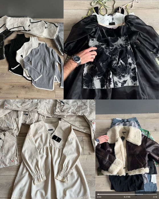 Лоти з одягом на 10шт,жіночий одяг оптом,сток ростовка лонг