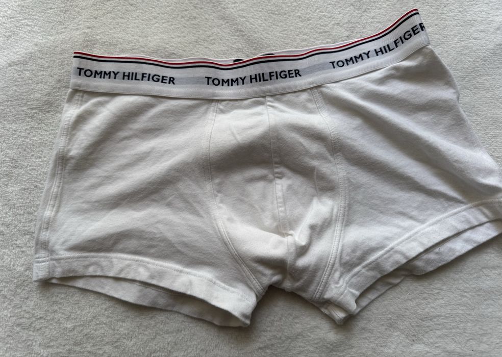 Tommy Hilfiger bokserki męskie M białe – klasyka i komfort