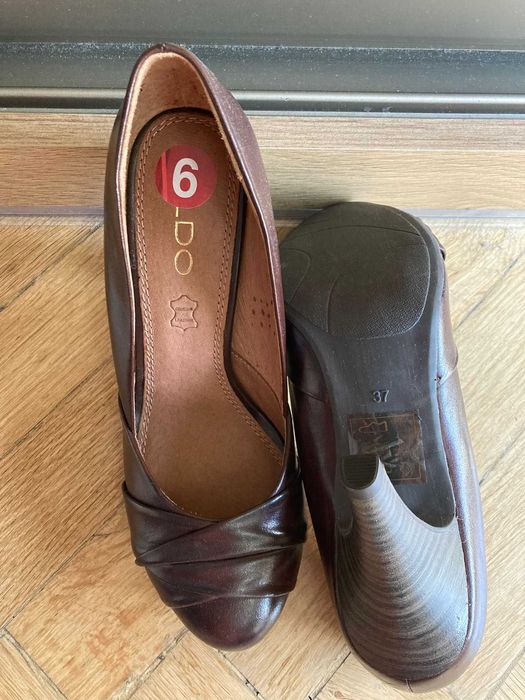 ALDO Brazowe czolenka