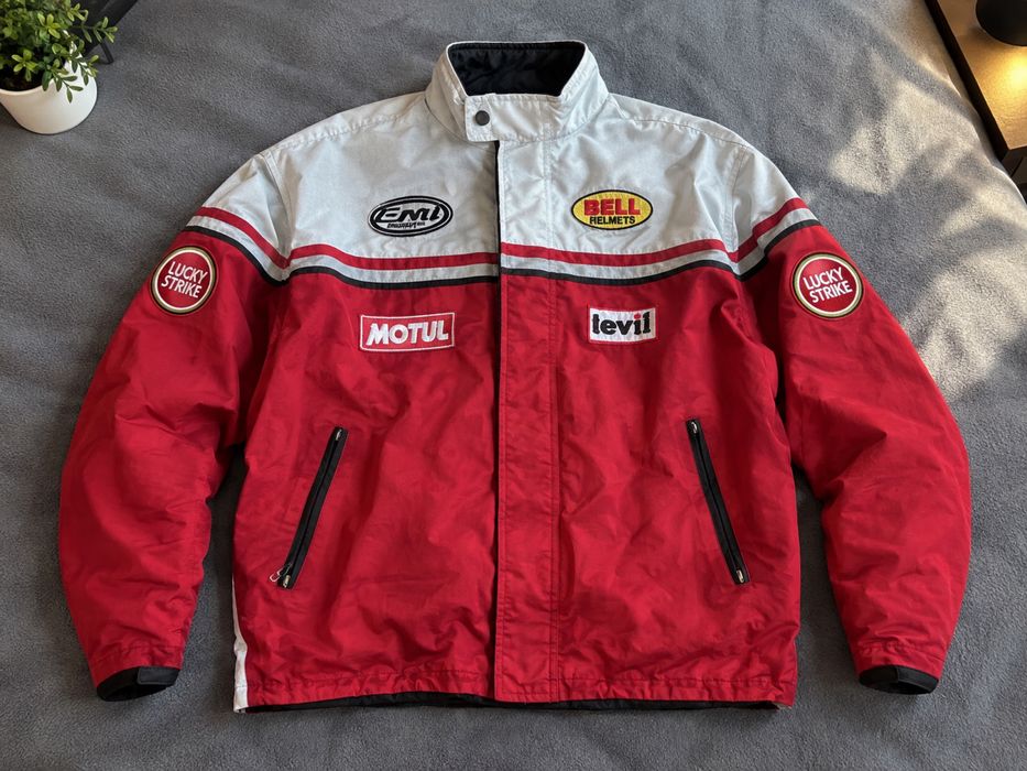 Вінтажна куртка Eminent Racing Lucky Strike Motul Y2K L