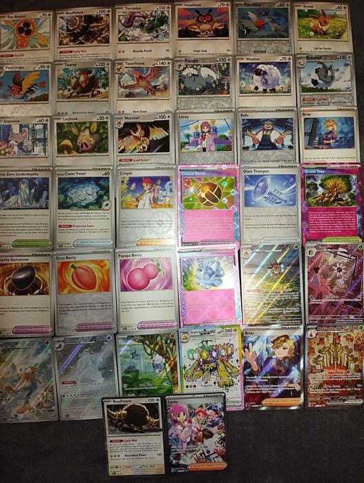 Karty Pokemon TCG duży zestaw.